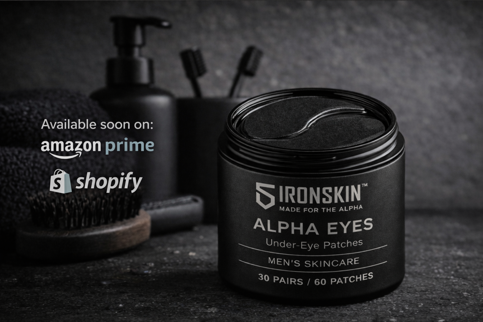 ALPHA EYES™ Under-Eye Hydrogel Patches for Men - 30 Pairs / 60 Patches